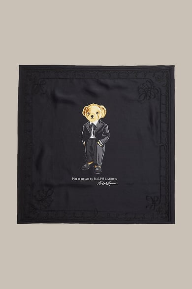 ΜΕΤΑΞΩΤΟ ΦΟΥΛΑΡΙ ΛΑΙΜΟΥ POLO RALPH LAUREN - 001 POLO BLACK / BLACK